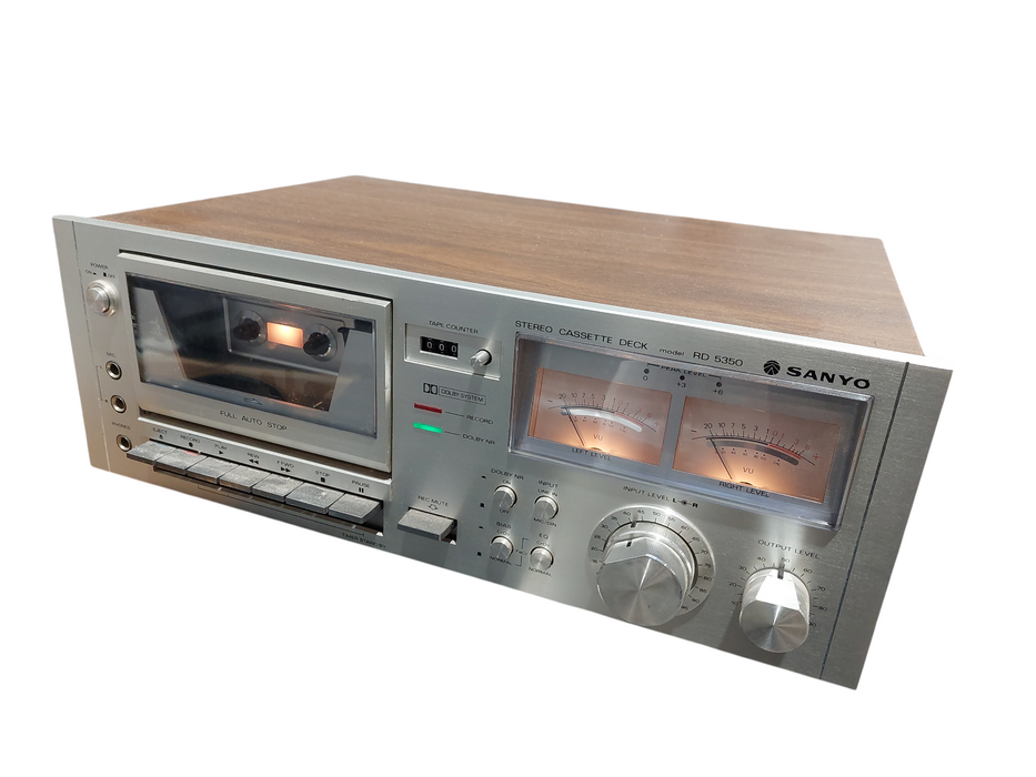 Vintage Sanyo Stereo Cassette Deck RD-5350 =