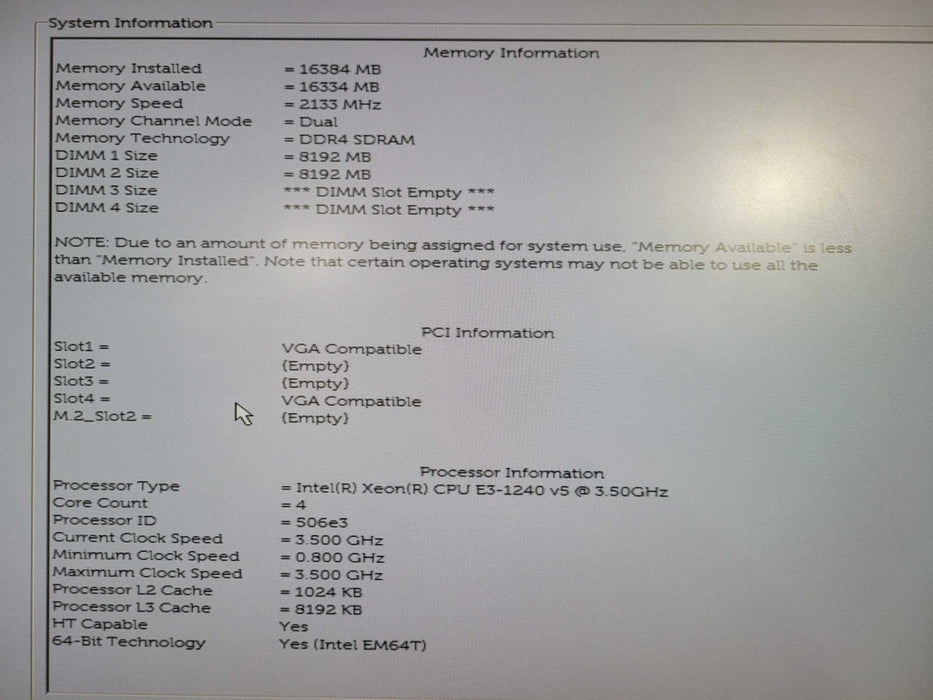 Dell Precision T3620 | Xeon E3-1240 v5 @3.5GHz 4C, 16GB DDR4 2x Quadro NAS310 !