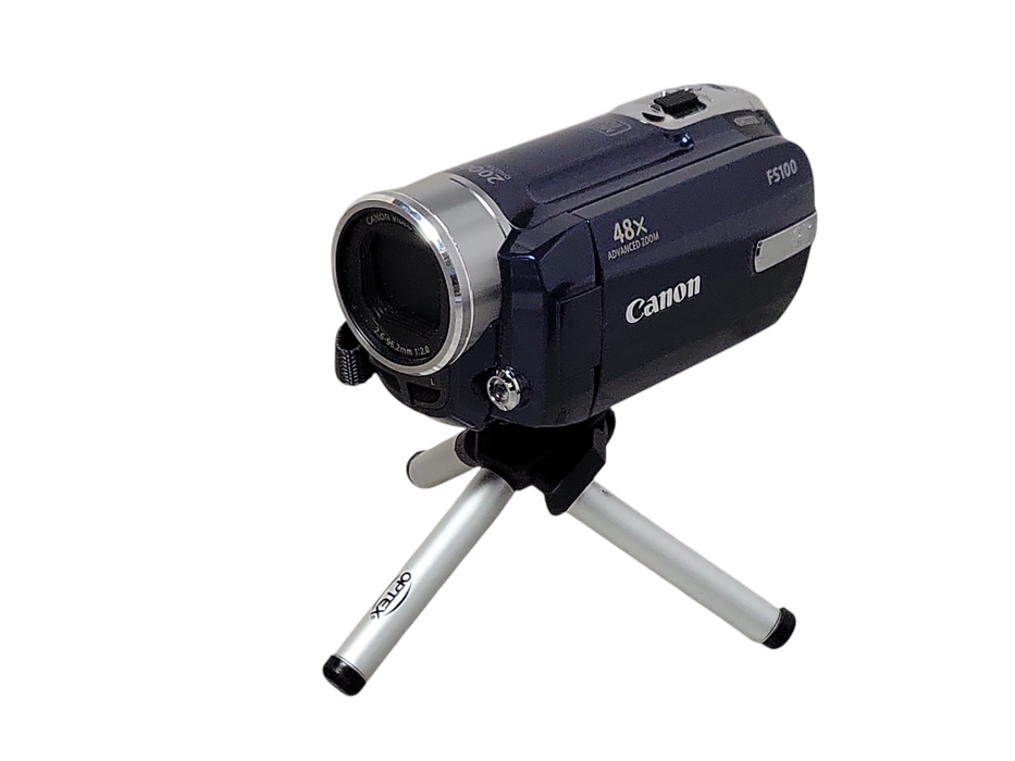 Canon FS100 Camcorder 48x Zoom 2000x Digital Zoom w/ Battery, READ _