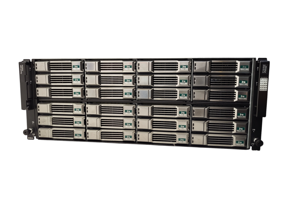 Dell Equallogic PS6210 E05J ISCSI SAN Storage /w 2x Control Module 15 TF9FX $