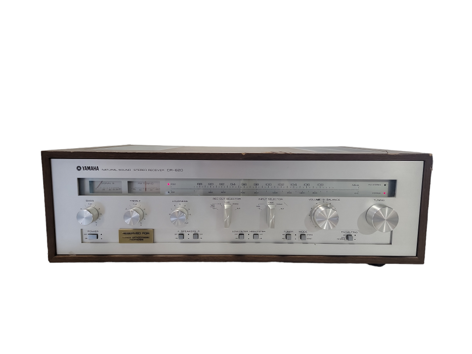 Yamaha CR -620 stereo vintage receiver in wooden case | Vintage