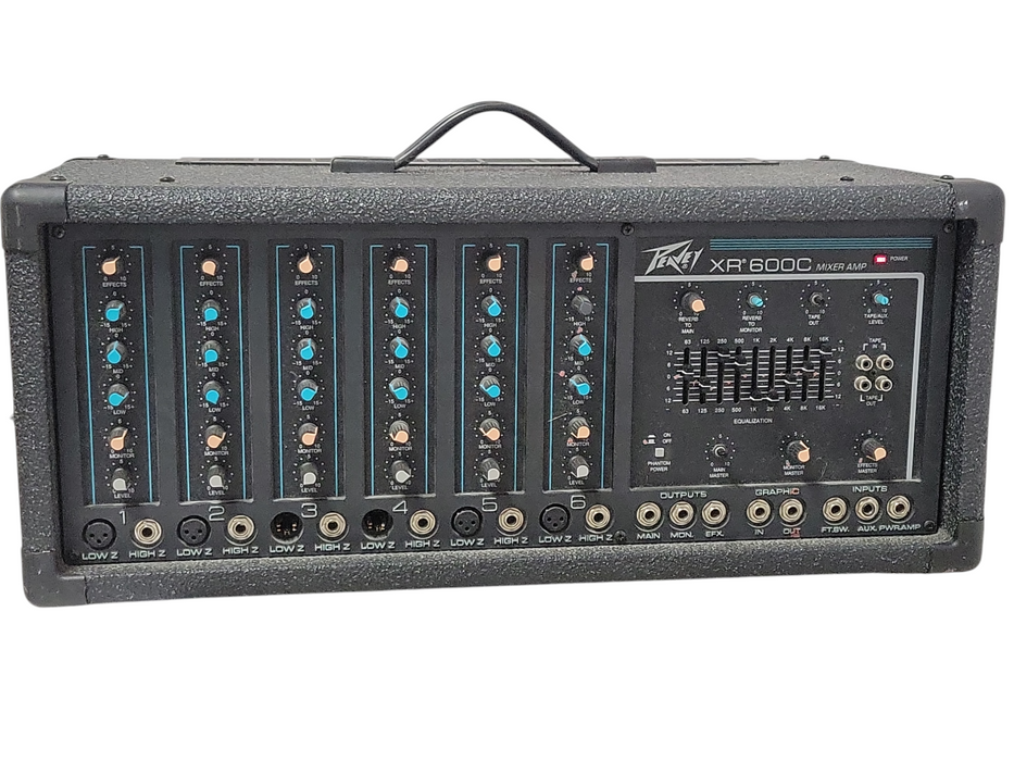 Peavey XR600C mixer Amp, READ _