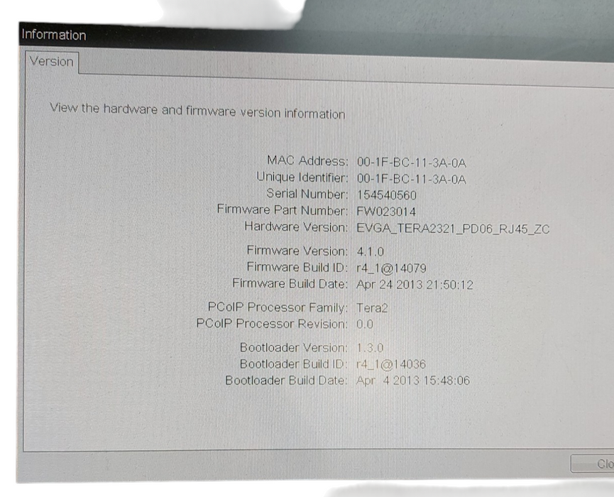 Lot 5x EVGA 126-IP-PD06-K9 PCoIP Remote PC System Desktop Zero Client
