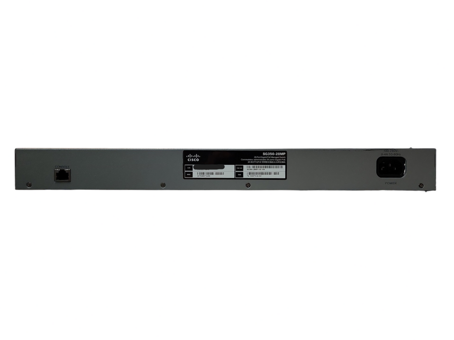 Cisco SG350-28MP-K9 V04, 28-Port Gigabit PoE Managed Switch, 4x SFP
