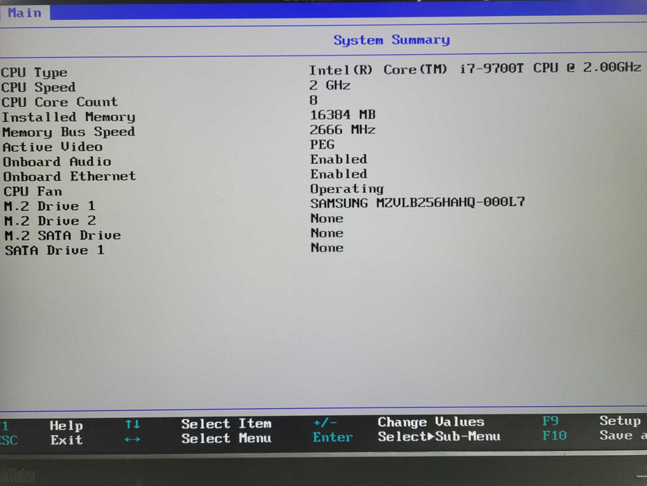 Lenovo P330 Tiny Intel i7-9700T 16GB RAM 256GB SSD Quadro P620 !