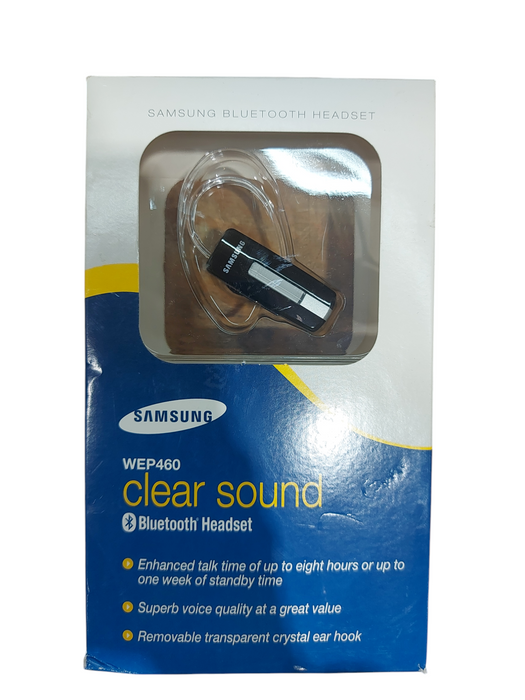 Samsung WEP460 Bluetooth Headset Clear Sound w/ charging