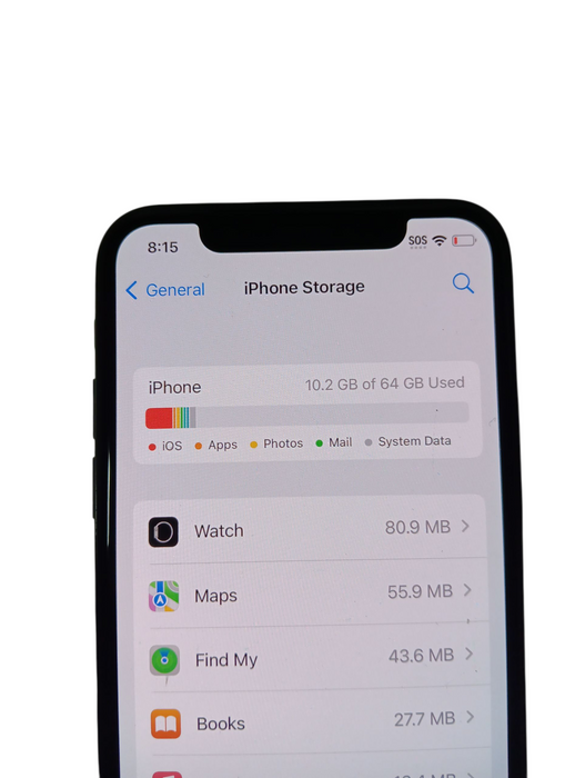 Apple iPhone X - 64GB - Space Gray [A1901]