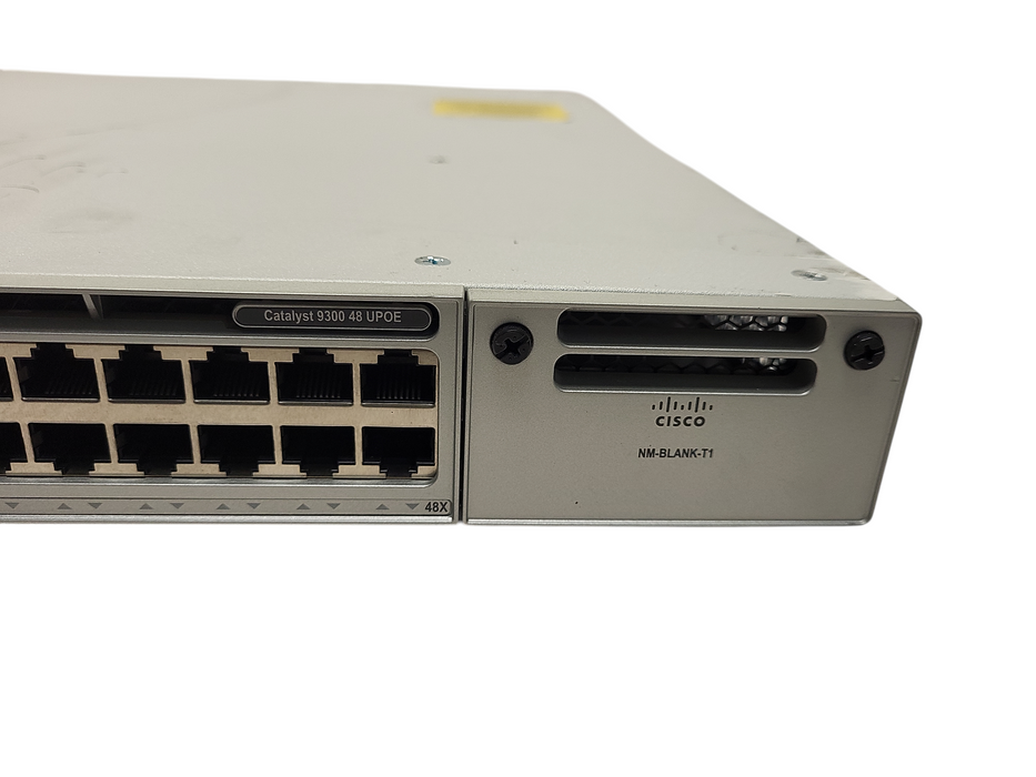 Cisco C9300‑48U‑A‑E V02 48‑Port PoE+ Catalyst Switch w/ 1x PSU $