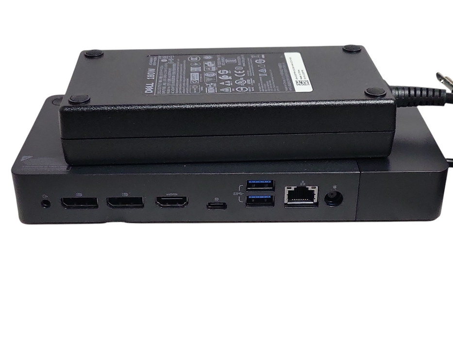 Dell USB-C Docking Station WD19 K20A001 With Dell 180W AC Power Adapter Q_