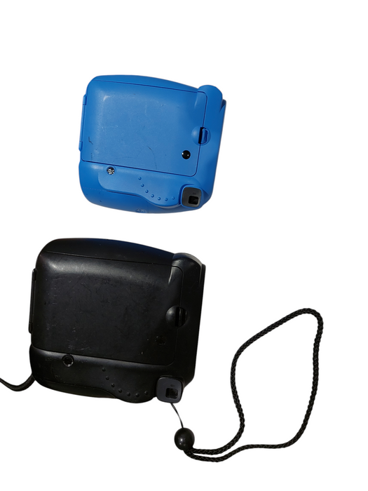 Bundle of 2 Instanx Mini 9 & 8 Cameras Blue & Black  =