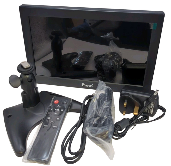 Eyoyo EM12B 11.6" TFT LCD Portable And/or Cart backup Monitor 1366 X 768 HD Q