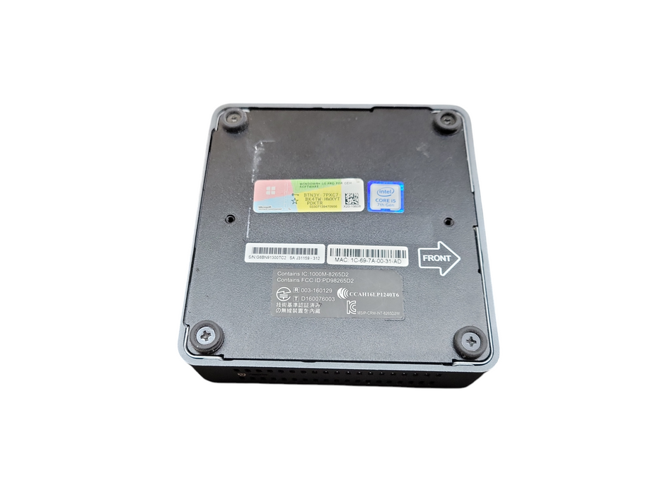 Intel Mini PC NUC NUC7i5BNB Core i5-7260U @2.20GHz 8GB DDR4 RAM, 256GB SSD !