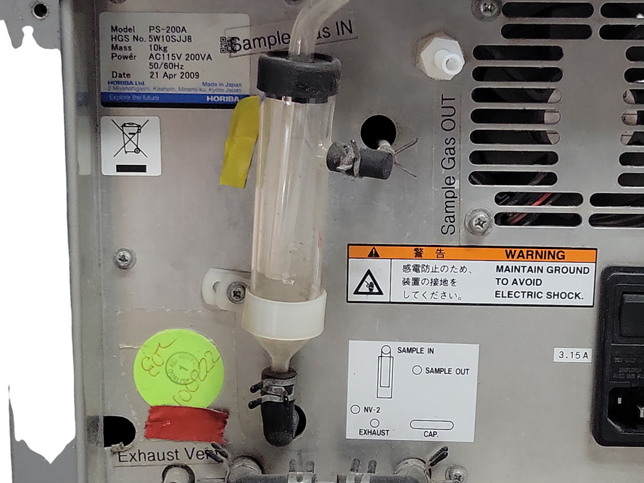 Horiba PS-200 Portable Gas Analyzer Sampling Unit PS-200A, READ _