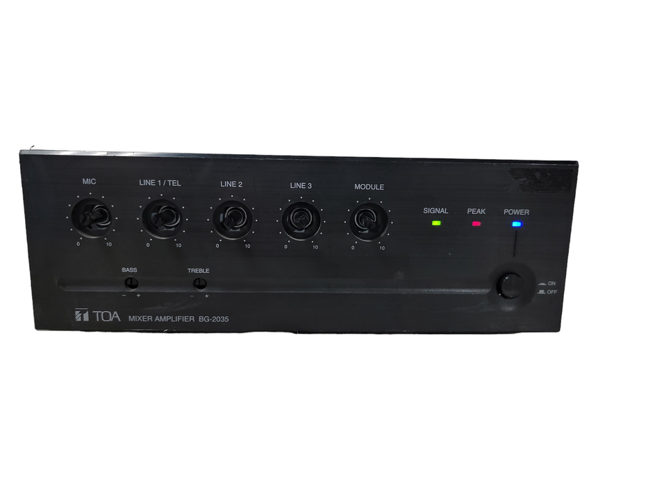 TOA Electronics Bg-2035 Mixer Amplifier 35w | Read pls