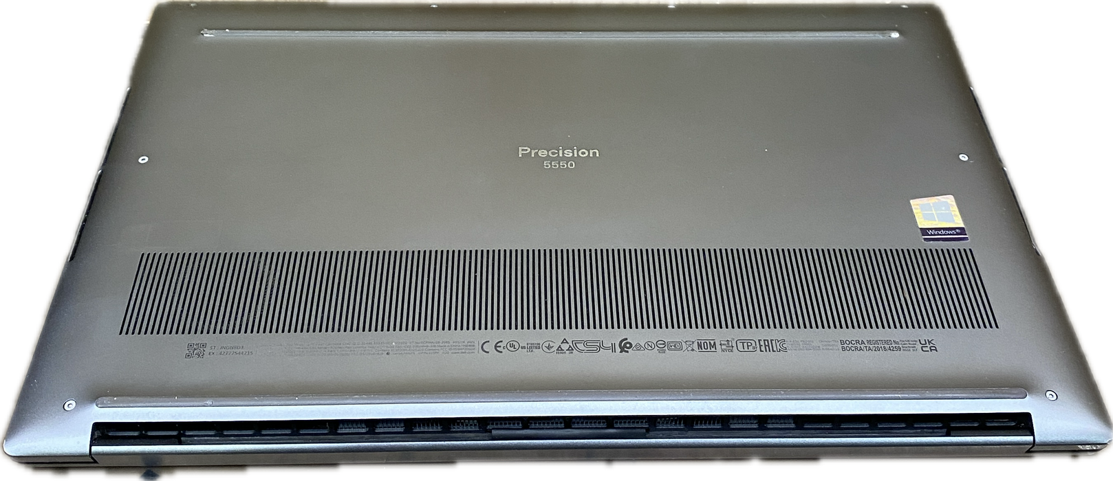 Dell Precision 5550 4K TOUCH i7-10750H QUADRO T1000 4GB GPU 16GB 256SD READ  Lap200