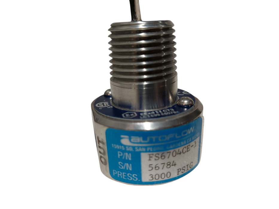 Autoflow PN: FS6704CE-1 Press: 3000 PSIG Expansion Module Q=