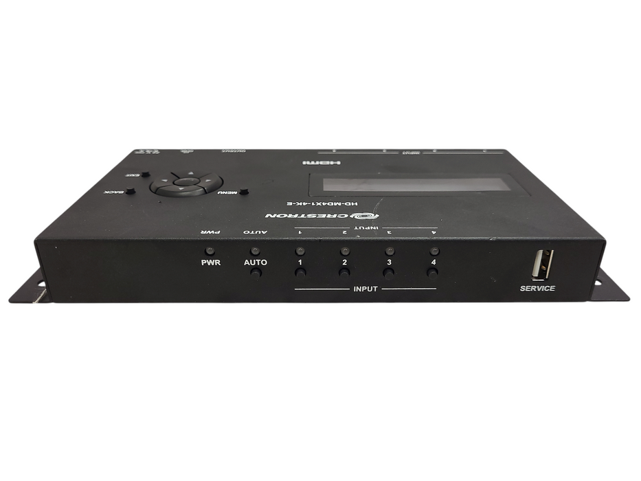 Crestron HD-MD4X1-4K-E, 6507491, HDMI Switcher (J342) No AC $