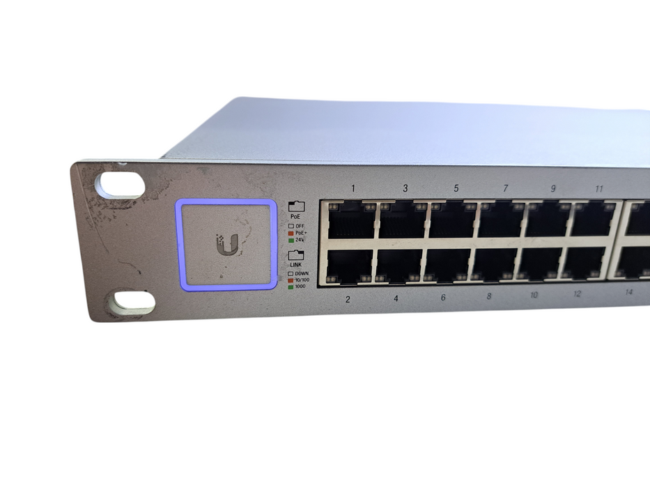 Ubiquiti UniFi US-48-500W 48-Port Gigabit PoE+ Switch with 2 SFP+ *READ*