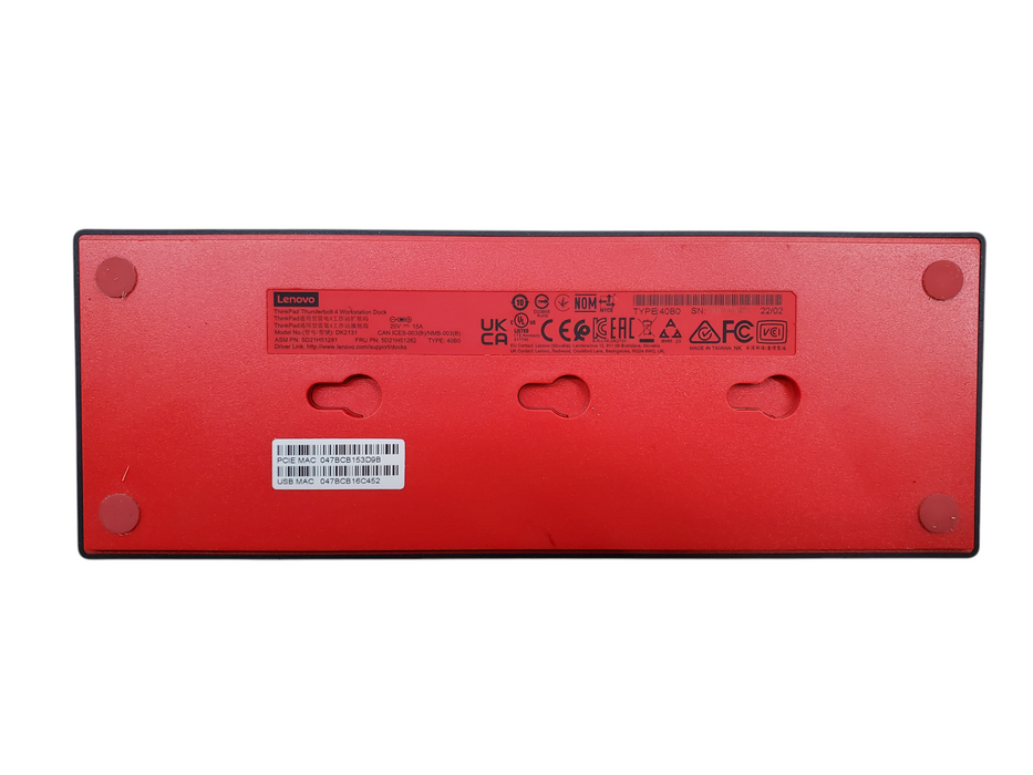 Lenovo ThinkPad Thunderbolt 4 Workstation Dock 40B0 w/ 135w Adapter