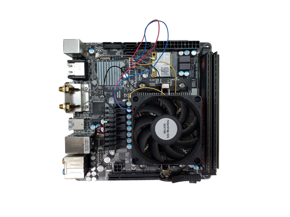 Gigabyte F2A88XN-WIFI Motherboard - AMD A10-5800K, 8GB DDR3 - No I/O Shield