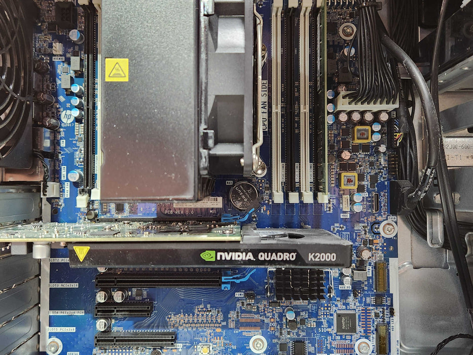 HP Z4 G4 Workstation, Xeon W-2123 3.60GHz, 16GB DDR4, K2000 GPU