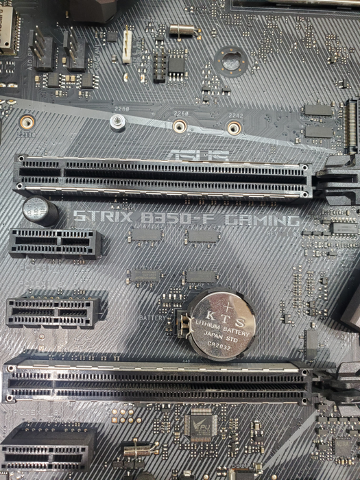 ASUS ROG STRIX B350-F Gaming AM4 Motherboard - No CPU/RAM