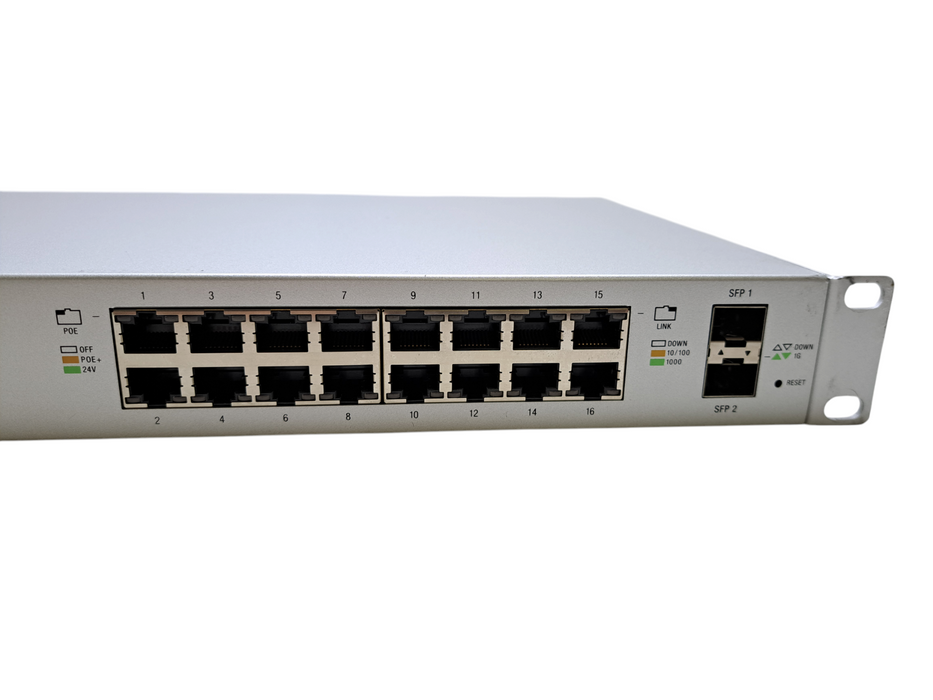 Ubiquiti UniFi US-16-150W | 16-Port Gigabit PoE Managed Switch )