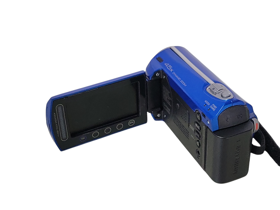 JVC Everio Camcorder GZ-MS230AU Blue Digital Camera Video w/ Battery, READ _