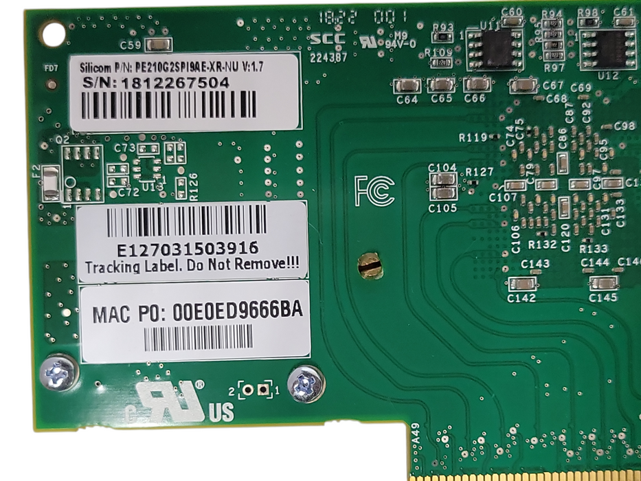 Silicom PE210G2SPI9AE-XR-NU Dual Port 10Gb Ethernet Adapter Q_
