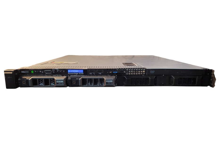 Dell PowerEdge R230 - Xeon E3-1220 v5 8GB DDR4 NO HDD PERC H330 250W PSU