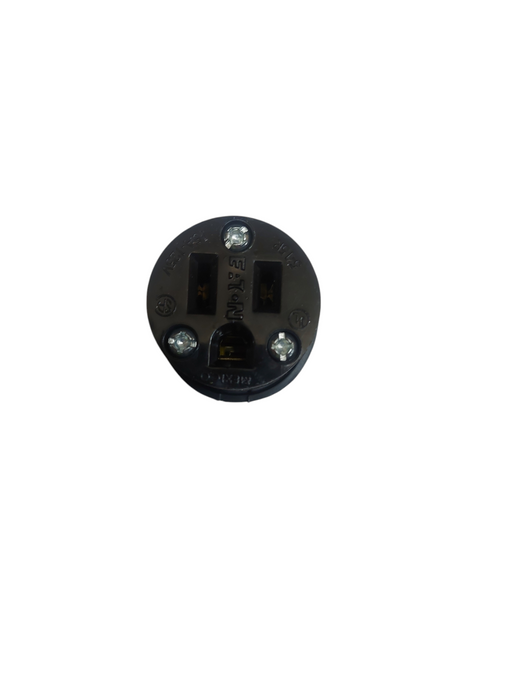 LOT 12x EATON 222-BOX Rubber 3-Wire Grounded Connector – 15A 125V