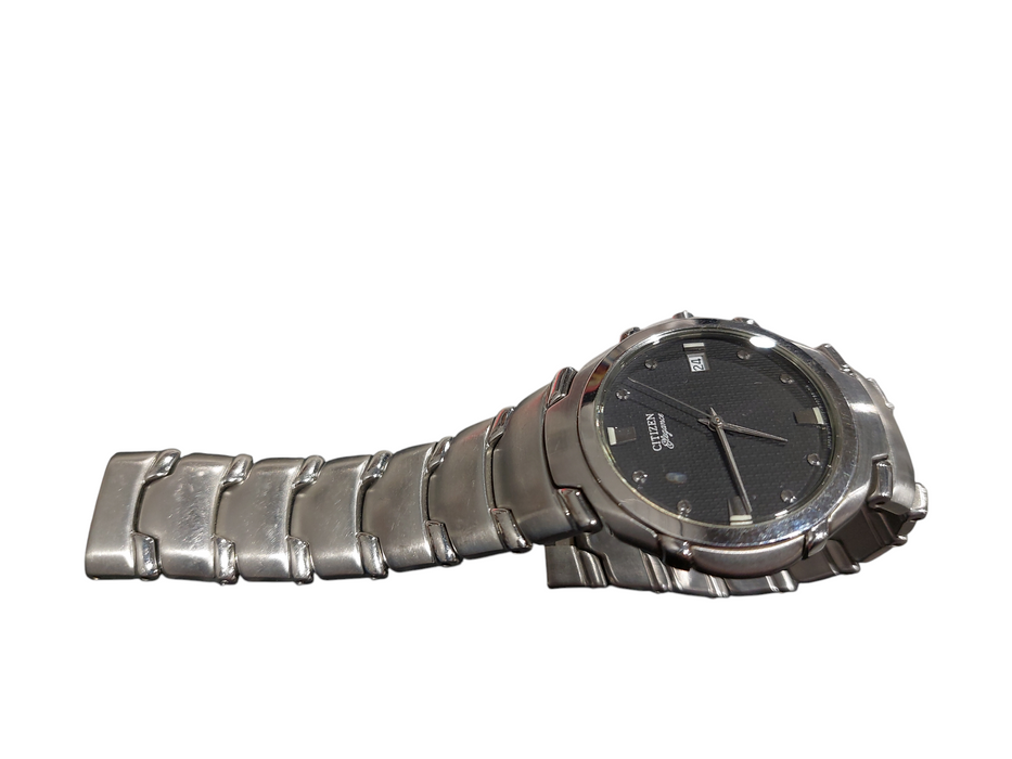 Citizen ELEGANCE Signature Men's QUARTZ Watch Slim Design 1112-S66145 =