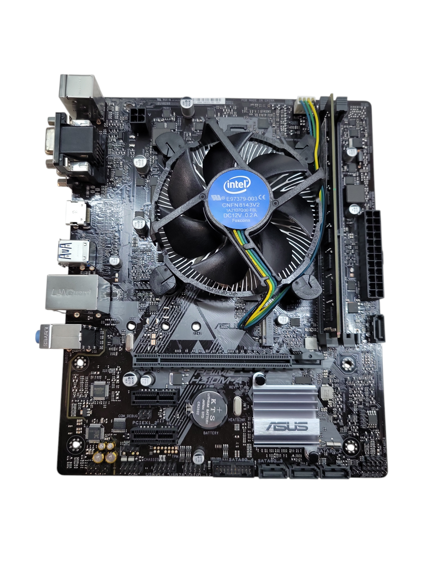 CPU Intel Core i5-8400 + ASUS PRIME H310M-A Intel Core i5-8400 ASUS PRIME H310M-A 16GB DDR4 + I/O Plate