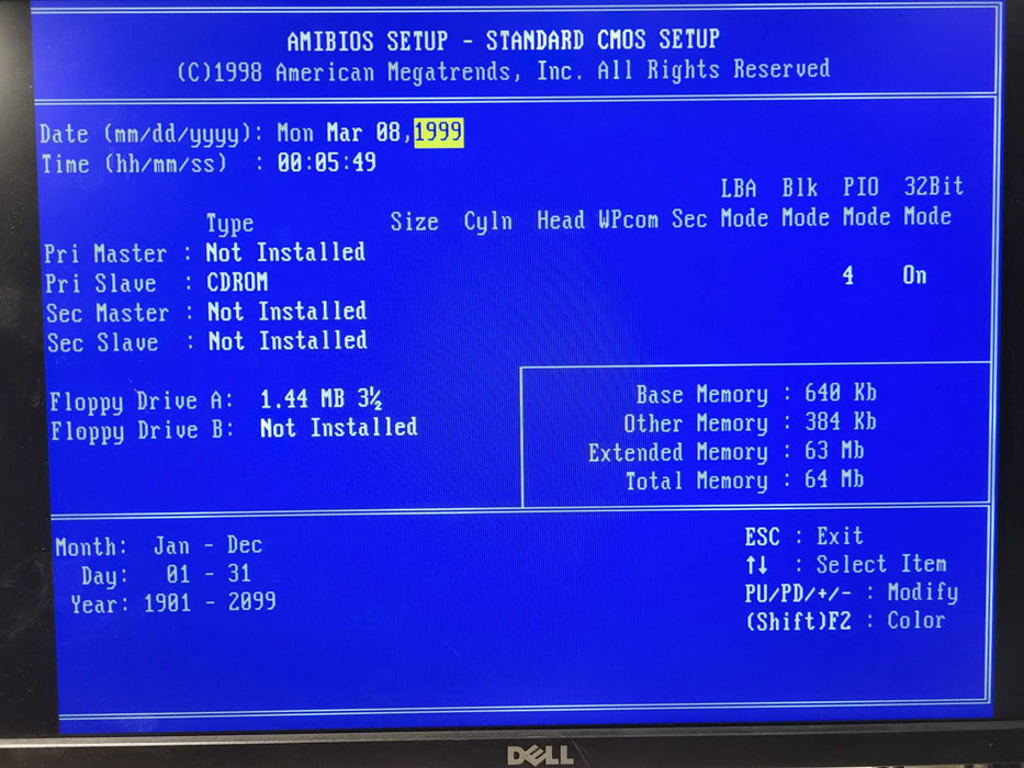 Vintage Tower desktop Chips PC PC100 BX Celeron 366 MHz 64MB RAM No HDD $