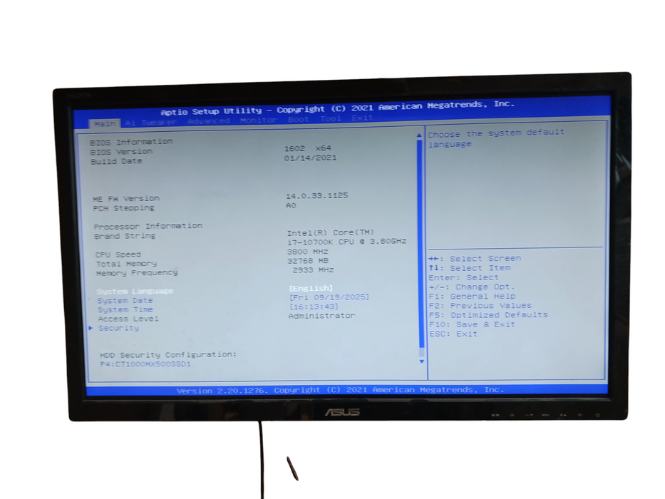 Custom Antec PC Intel i7-10700k @3.80Ghz 32GB DDR4 500GB SSD Tower