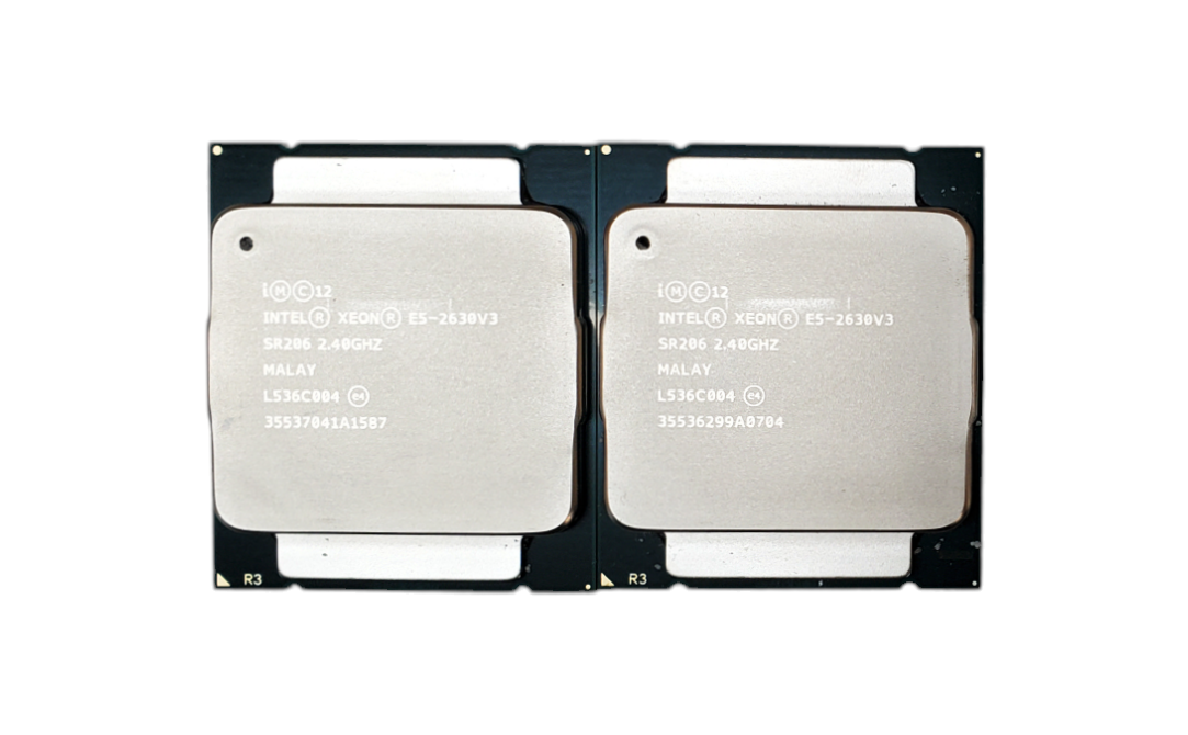 Lot 2x Intel Xeon E5-2630 v3 @ 2.40GHz | SR206 |  8-Core Server CPU