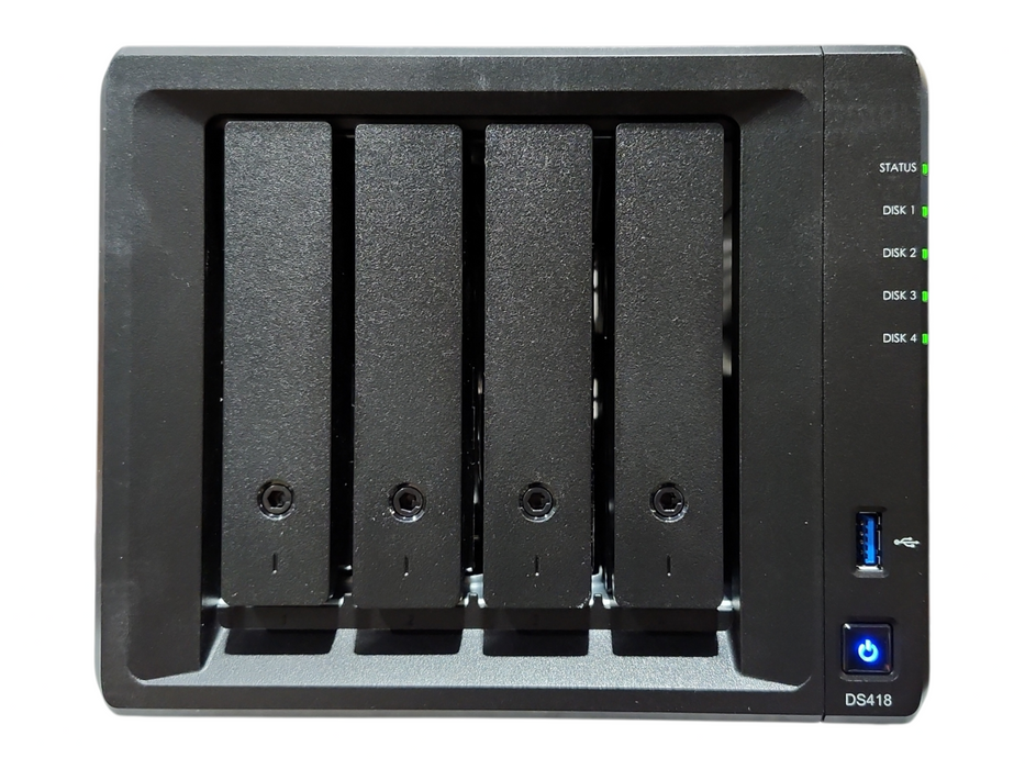 Synology DiskStation DS418 4-Bay NAS w/ 2x2TB, 2x 3TB & Power Adapter