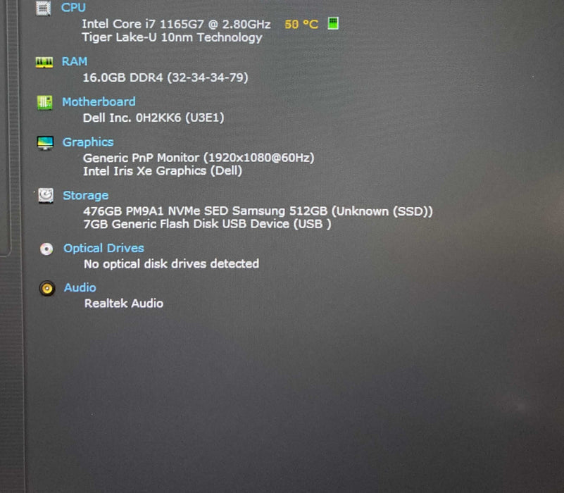 Dell Latitude 7420 Core i7-1165G7@2.8GHz 16GB RAM 512GB SSD  Lap200