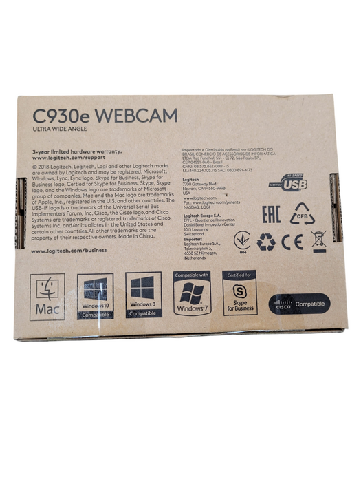 Logitech C930e Webcam Brand New