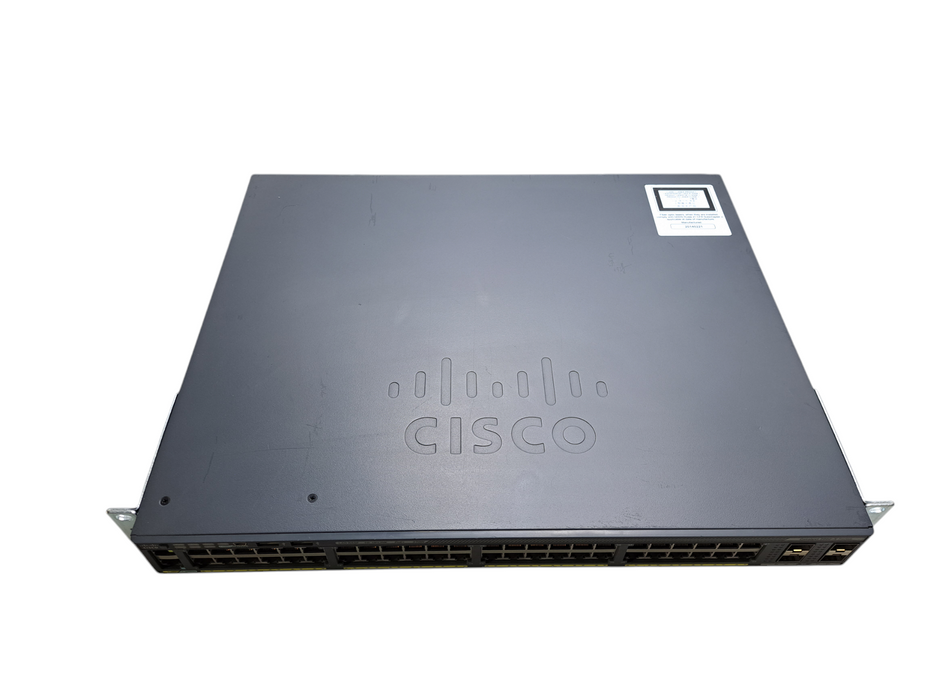 Cisco WS-C2960X-48LPS-L V01 | 48-Port Gigabit PoE+ 370W Switch | 4x SFP