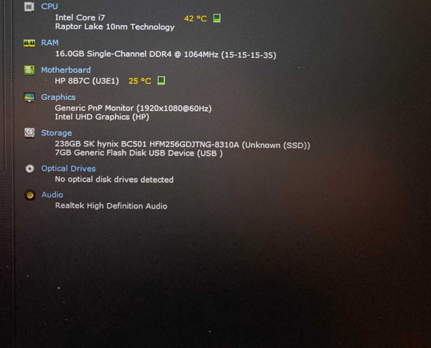 HP ProBook 450 15 G10 Core i7-1355U@1.70GHz 16GB RAM  256GB SSD  Lap200