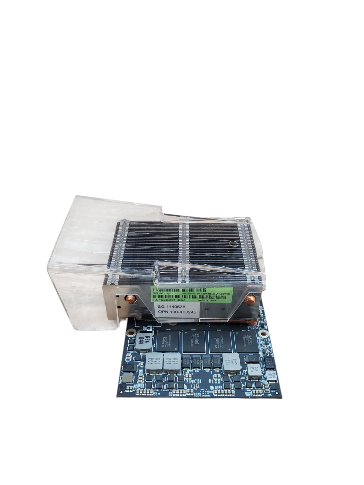 AMD Radeon ES8870 Embedded 4GB GDDR5 MXM 6DP HSNK GPU — retail.era