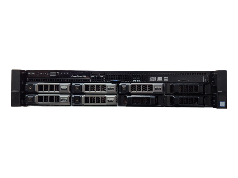 Dell PowerEdge R530 2U 8x3.5", Xeon E5-2620v4, 128GB DDR4, 4x2TB SAS, H730P