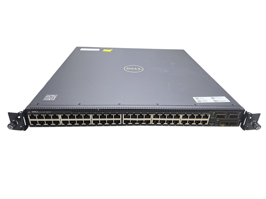 Dell Force10 S4820T 48-Port 10G-RJ45, 4x 40G QSFP Managed Switch | 1x PSU )