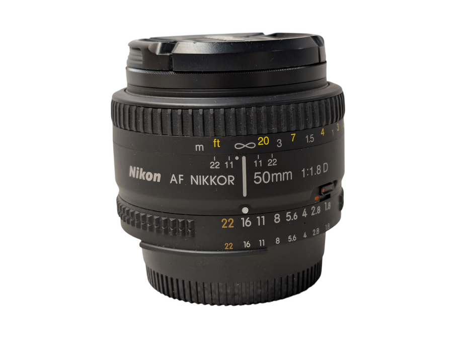 Nikon AF NIKKOR 50mm f/1.8D Lens for SLR/DSLR Camera -