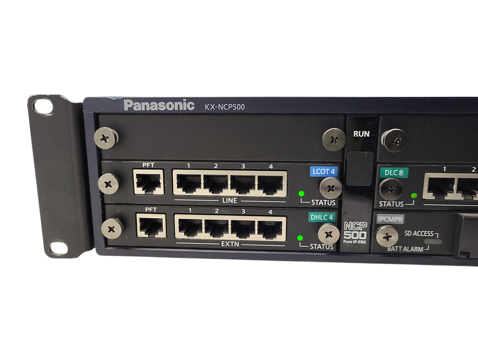 Panasonic KX-NCP500 PURE IP-PBX Unit w/1X DHLC4, 1x LCOT4, 1x DHLC4, 1x DLC8 $