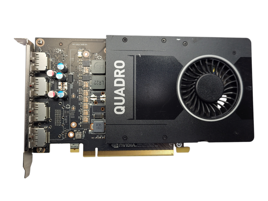 NVIDIA Quadro P2000 5GB GDDR5 Video Card Fully Tested Quad Display Port Q$