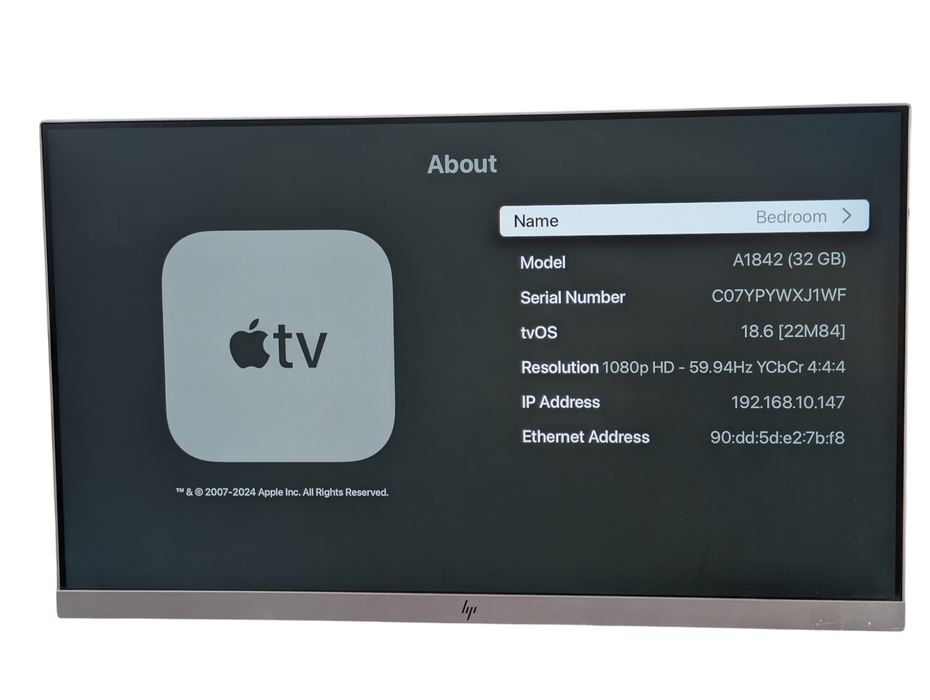 Apple TV 4K 1st Generation 32GB A1842  Q-