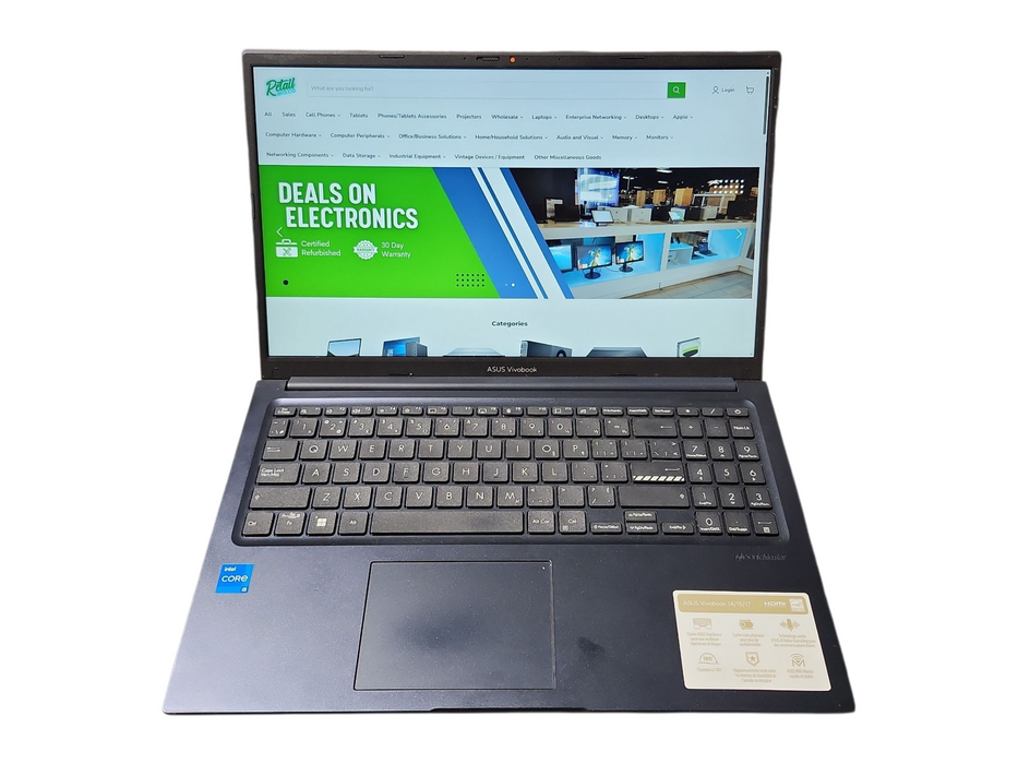 ASUS VivoBook 15 Laptop X1504Z, i5-1235U 1.30GHz, 8GB DDR4, 512GB SSD  Lap200