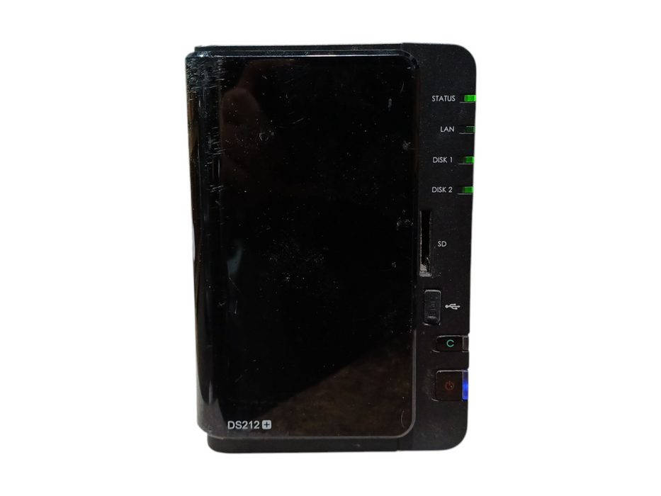 Synology DiskStation DS212+ 2-Bays NAS w/ 2x1TB HDDs & Power Adapter